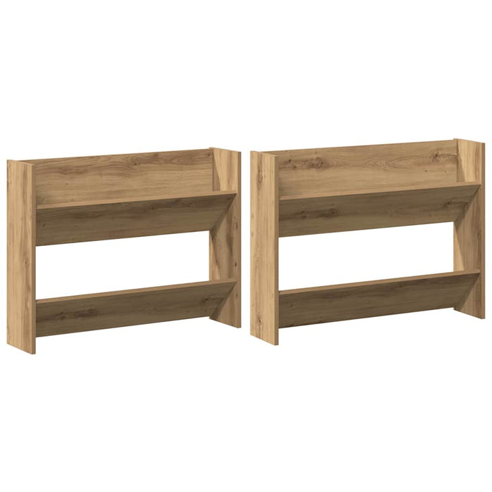 Dulap pentru pantofi 2 pcs Stejar Artizanal 81 x 18 x 60 cm - WALTI WALTI
