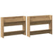 Dulap pentru pantofi 2 pcs Stejar Artizanal 81 x 18 x 60 cm - WALTI WALTI