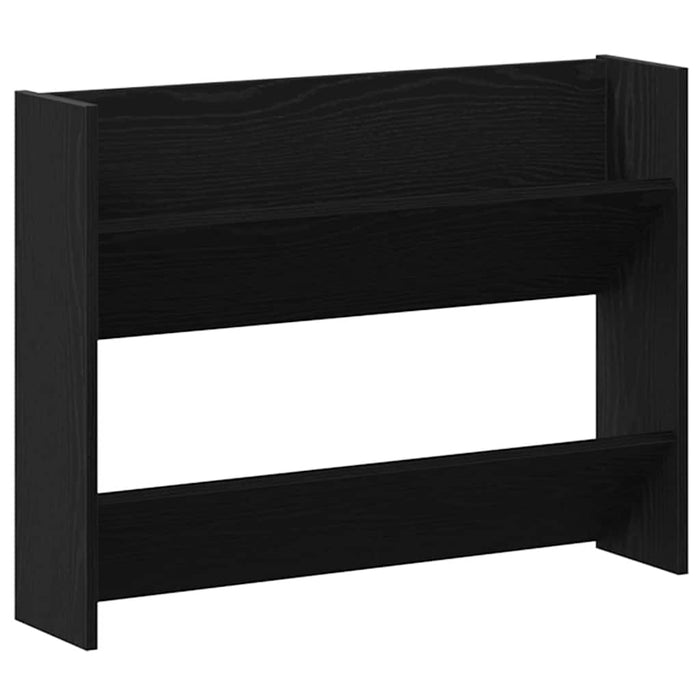 Dulap pentru pantofi Stejar Negru 82 x 18 x 60 cm Lemn compozit - WALTI WALTI