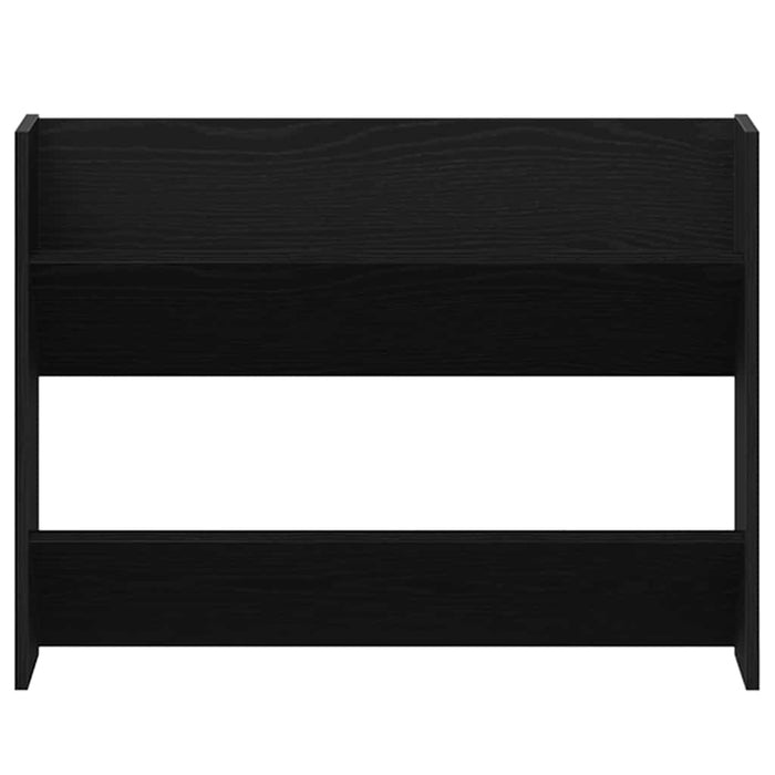 Dulap pentru pantofi Stejar Negru 82 x 18 x 60 cm Lemn compozit - WALTI WALTI