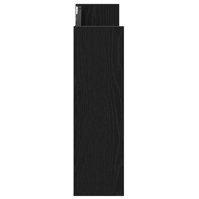 Dulap pentru pantofi Stejar Negru 82 x 18 x 60 cm Lemn compozit - WALTI WALTI