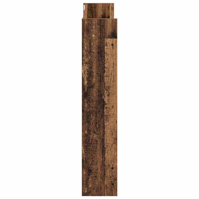 Dulap pentru pantofi cu raft 2 pcs Lemn vechi 84 x 18 x 90 cm - WALTI WALTI
