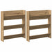 Dulap pentru pantofi 2 pcs Stejar Artizanal 85 x 18 x 90 cm - WALTI WALTI