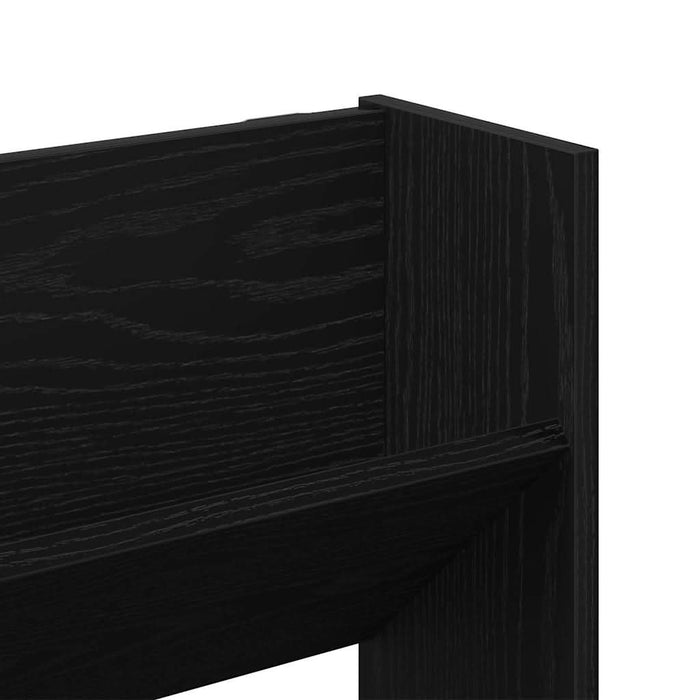 Dulap pentru pantofi cu raft 2 pcs Stejar Negru 86 x 18 x 90 cm - WALTI WALTI