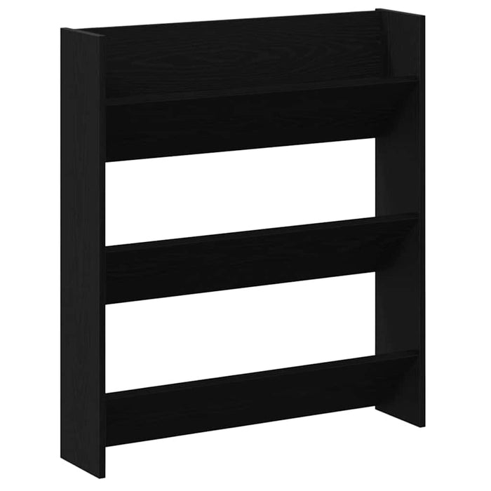 Dulap pentru pantofi cu raft 2 pcs Stejar Negru 86 x 18 x 90 cm - WALTI WALTI