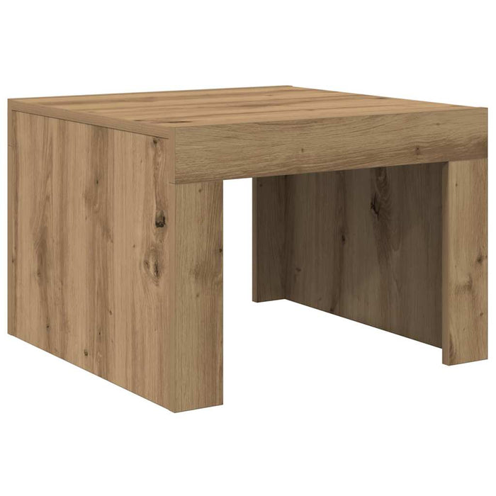 Masă de cafea Stejar Artizanal 50 x 50 x 35 cm Lemn compozit - WALTI WALTI