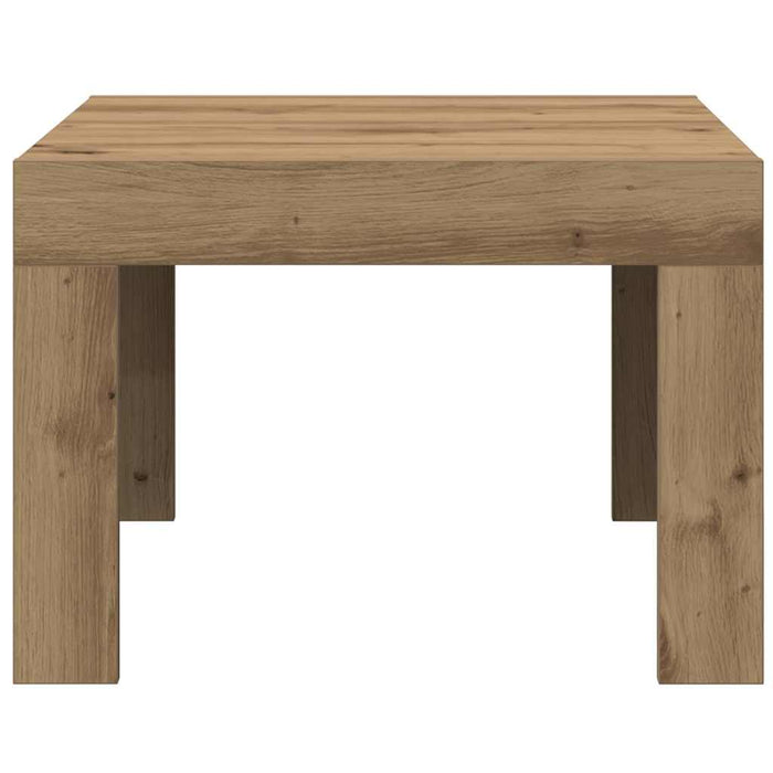 Masă de cafea Stejar Artizanal 50 x 50 x 35 cm Lemn compozit - WALTI WALTI