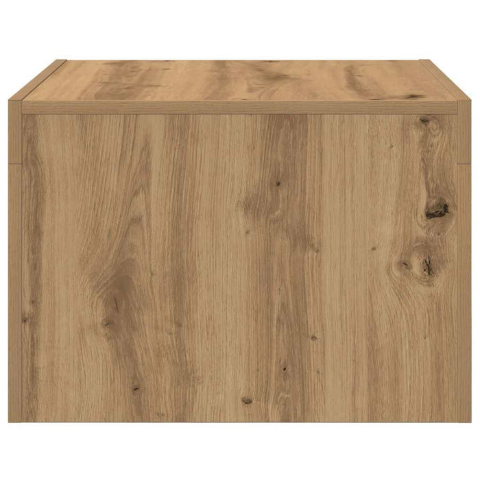 Masă de cafea Stejar Artizanal 50 x 50 x 35 cm Lemn compozit - WALTI WALTI