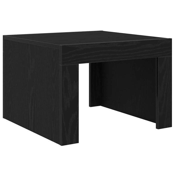 Masă de cafea Stejar Negru 50 x 50 x 35 cm Lemn compozit - WALTI WALTI