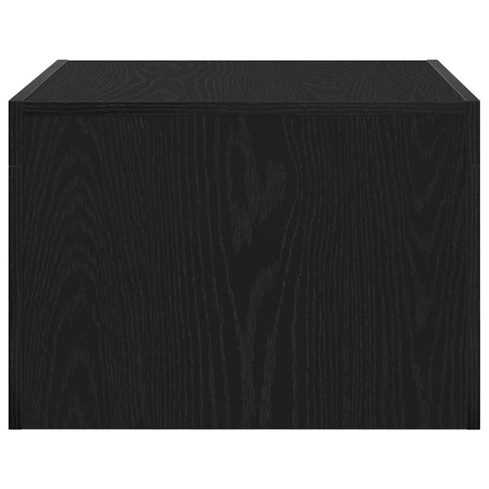 Masă de cafea Stejar Negru 50 x 50 x 35 cm Lemn compozit - WALTI WALTI
