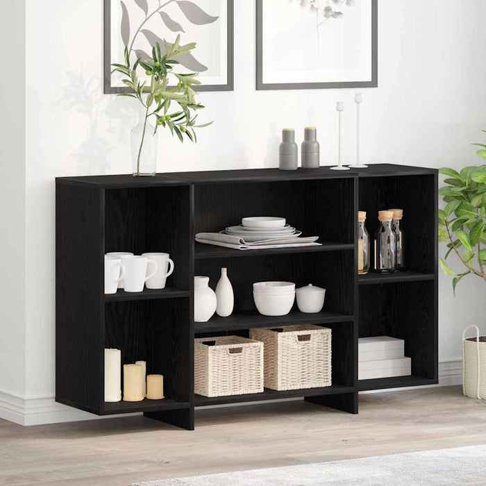 Bufet Stejar Negru 120 x 30 x 75 cm Lemn compozit - WALTI WALTI