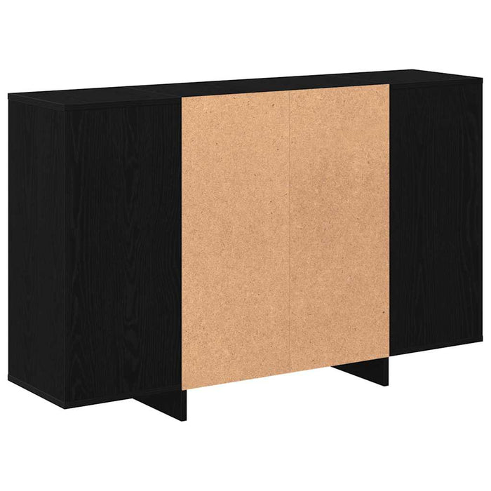 Bufet Stejar Negru 120 x 30 x 75 cm Lemn compozit - WALTI WALTI