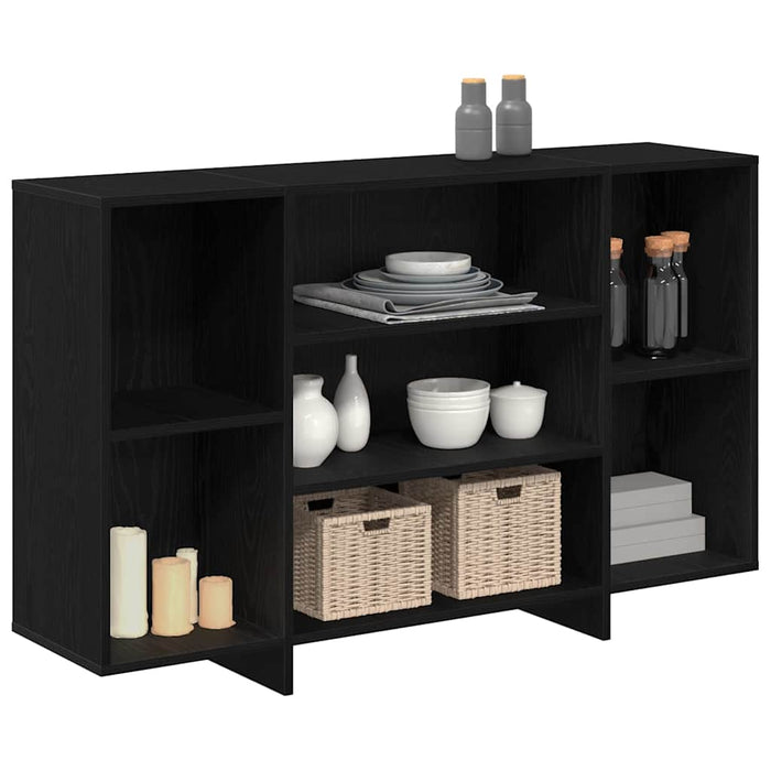 Bufet Stejar Negru 120 x 30 x 75 cm Lemn compozit - WALTI WALTI