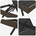 Șezlonguri 3 pcs Maro 40 x 40 x 40.5 cm poliratan - WALTI WALTI