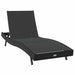 Șezlonguri 3 pcs Negru 40 x 40 x 40.5 cm poliratan - WALTI WALTI