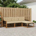 Set de canapele de exterior cu pernă 4 pcs Natural și Bej - WALTI WALTI