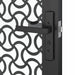 Ușă de interior Negru 76 x 201.5 cm Sticlă securizată, Aluminiu - WALTI WALTI