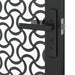 Ușă de interior Negru 83 x 201.5 cm Sticlă securizată, Aluminiu - WALTI WALTI