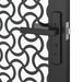 Ușă de interior Negru 93 x 201.5 cm Sticlă securizată, Aluminiu - WALTI WALTI