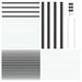 Ușă de interior Negru 93 x 201.5 cm Sticlă securizată, Aluminiu - WALTI WALTI