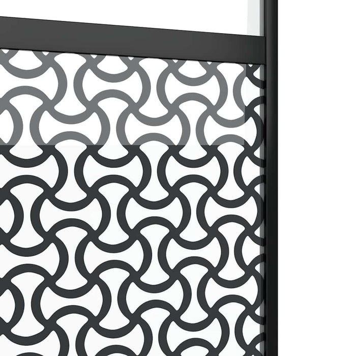 Ușă glisantă Negru 76 x 205 cm Sticlă securizată, Aluminiu - WALTI WALTI