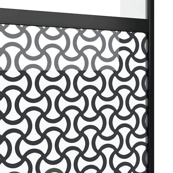 Ușă glisantă Negru 90 x 205 cm Sticlă securizată, Aluminiu - WALTI WALTI
