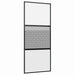 Ușă glisantă Negru 90 x 205 cm Sticlă securizată, Aluminiu - WALTI WALTI