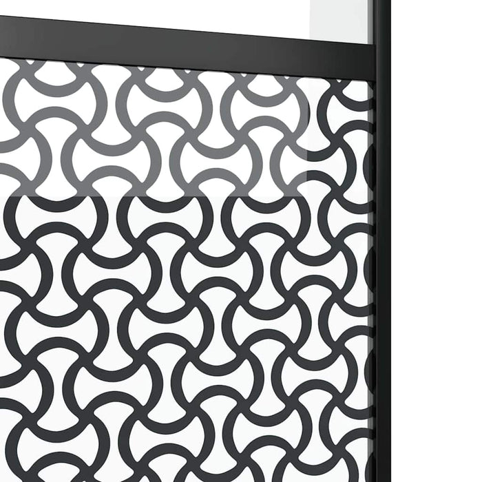 Ușă glisantă Negru 102.5 x 205 cm Sticlă securizată, Aluminiu - WALTI WALTI