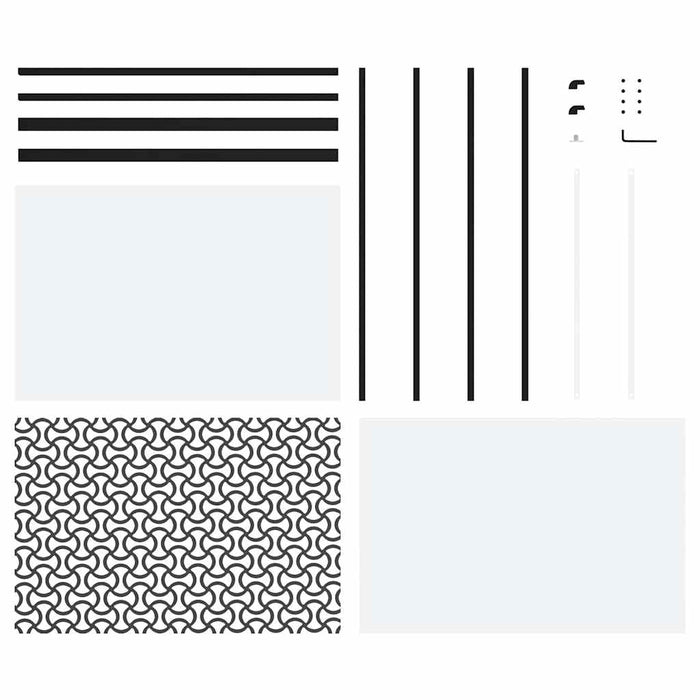 Ușă glisantă Negru 102.5 x 205 cm Sticlă securizată, Aluminiu - WALTI WALTI