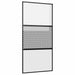 Ușă glisantă Negru 102.5 x 205 cm Sticlă securizată, Aluminiu - WALTI WALTI