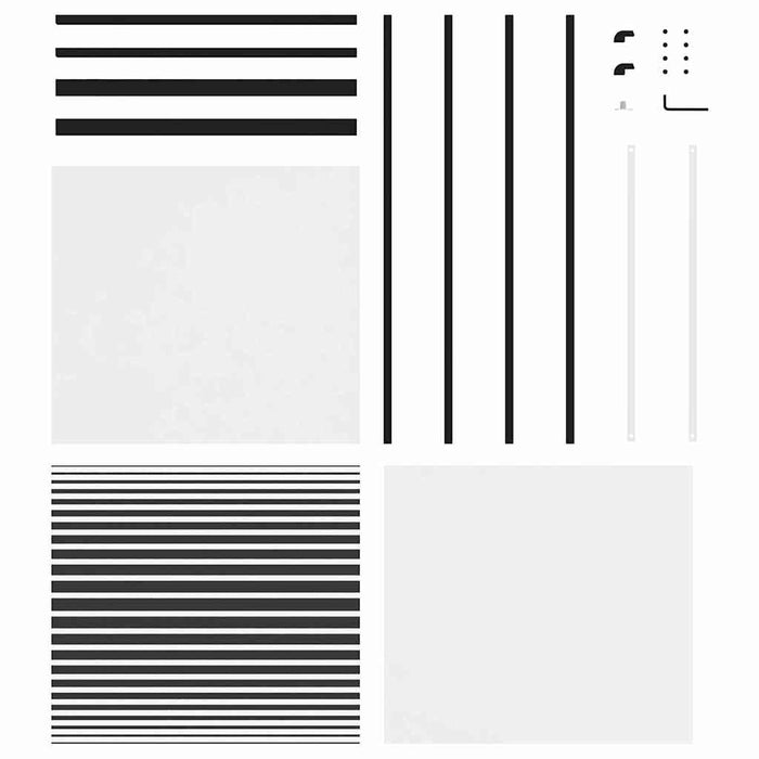 Ușă glisantă Negru 76 x 205 cm Sticlă securizată, Aluminiu - WALTI WALTI