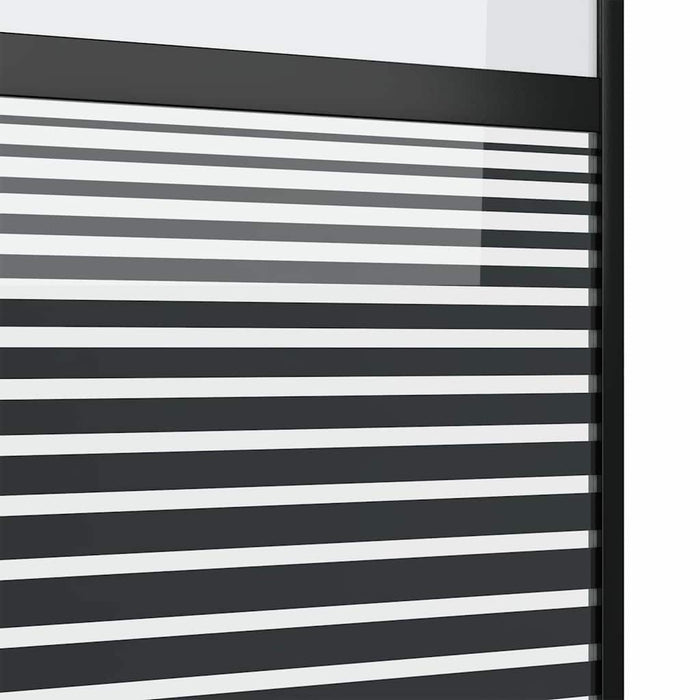 Ușă glisantă Negru 90 x 205 cm Sticlă securizată, Aluminiu - WALTI WALTI