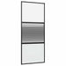 Ușă glisantă Negru 90 x 205 cm Sticlă securizată, Aluminiu - WALTI WALTI