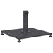 Baze pentru umbrele de exterior Gri închis 45 x 45 x 31 cm Oțel - WALTI WALTI