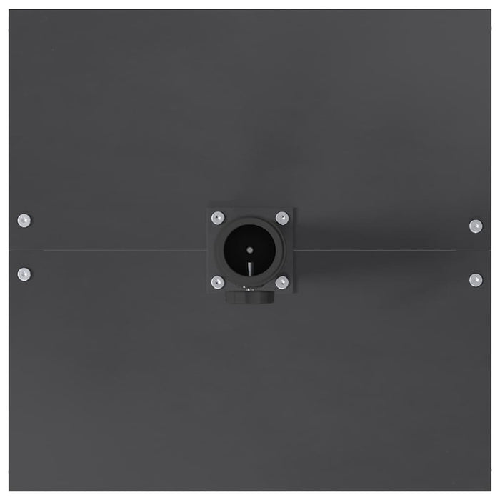 Baze pentru umbrele de exterior Gri închis 45 x 45 x 31 cm Oțel - WALTI WALTI