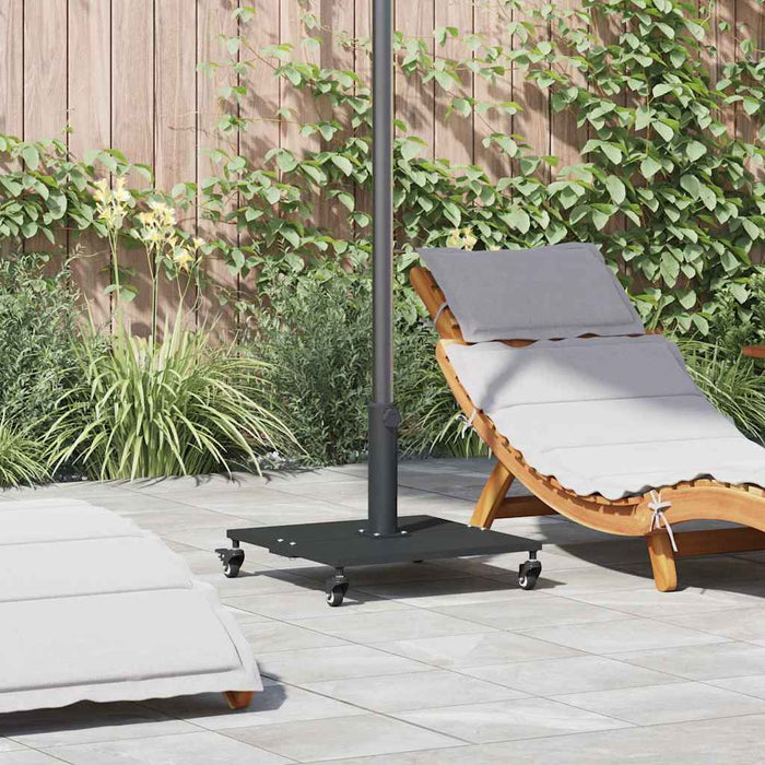 Baze pentru umbrele de exterior Negru 45 x 45 x 31.5 cm Oțel - WALTI WALTI