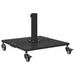 Baze pentru umbrele de exterior Negru 45 x 45 x 31.5 cm Oțel - WALTI WALTI