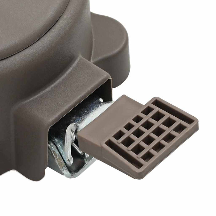 Pedală Rotativă la 360 de Grade Argintiu 21,5 x 14 x 6 cm Oțel - WALTI WALTI