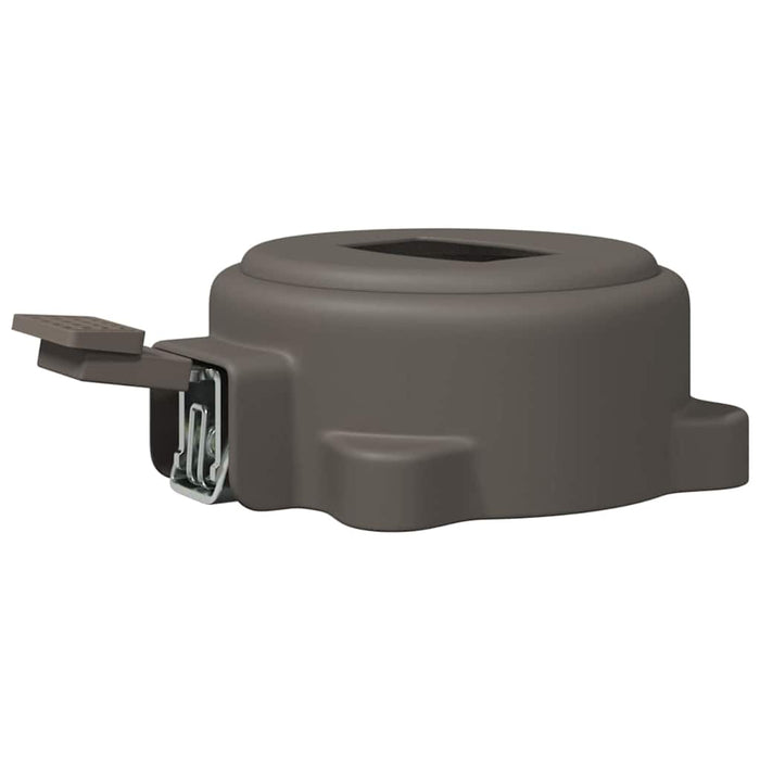 Pedală Rotativă la 360 de Grade Argintiu 21,5 x 14 x 6 cm Oțel - WALTI WALTI