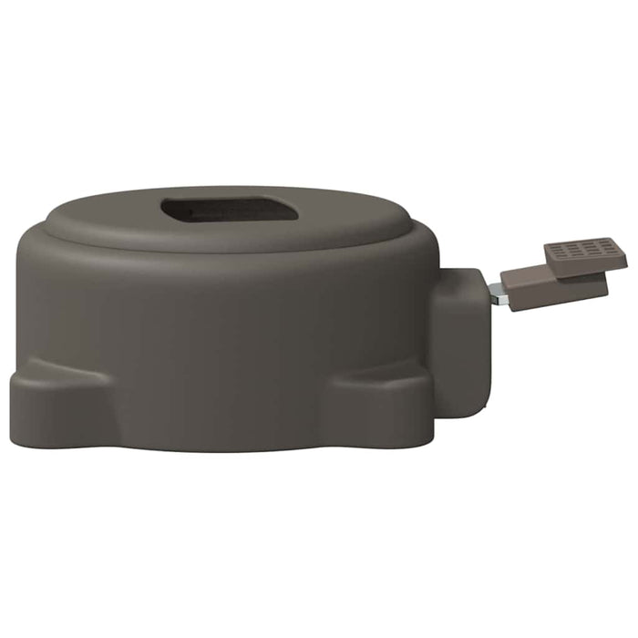 Pedală Rotativă la 360 de Grade Argintiu 21,5 x 14 x 6 cm Oțel - WALTI WALTI