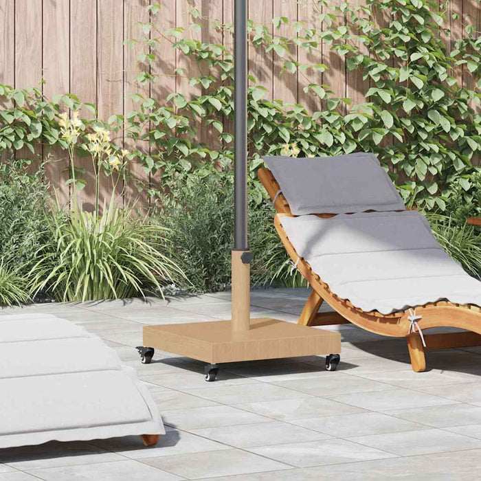Baze pentru umbrele de exterior Lemn deschis 45 x 45 x 32 cm - WALTI WALTI