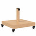 Baze pentru umbrele de exterior Lemn deschis 45 x 45 x 32 cm - WALTI WALTI