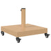 Baze pentru umbrele de exterior Lemn deschis 45 x 45 x 32 cm - WALTI WALTI