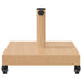 Baze pentru umbrele de exterior Lemn deschis 45 x 45 x 32 cm - WALTI WALTI