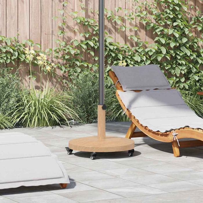 Baze pentru umbrele de exterior Lemn deschis 48 x 48 x 32.5 cm - WALTI WALTI