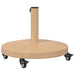 Baze pentru umbrele de exterior Lemn deschis 48 x 48 x 32.5 cm - WALTI WALTI