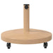 Baze pentru umbrele de exterior Lemn deschis 48 x 48 x 32.5 cm - WALTI WALTI