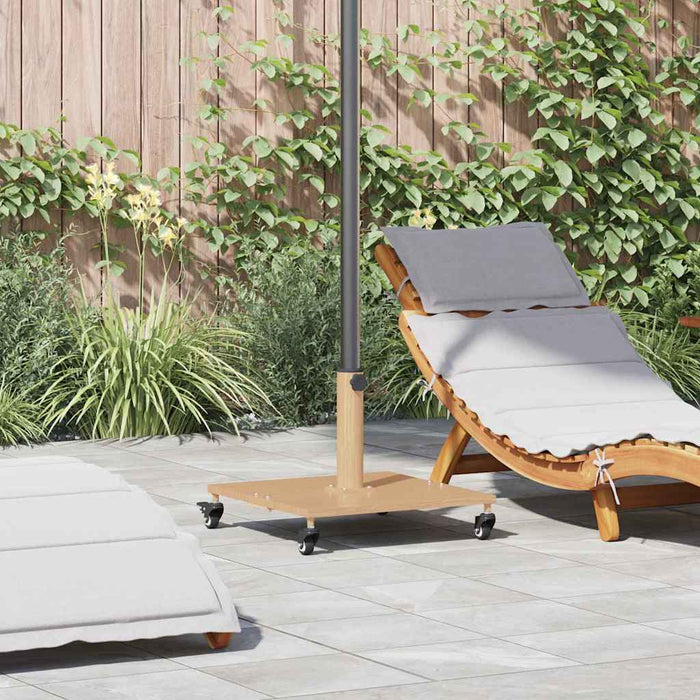 Baze pentru umbrele de exterior Lemn deschis 45 x 45 x 31.5 cm - WALTI WALTI