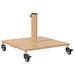 Baze pentru umbrele de exterior Lemn deschis 45 x 45 x 31.5 cm - WALTI WALTI
