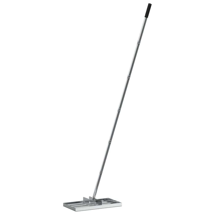 Greblă de grădină Argintiu 45 x 25 x 200 cm Oţel inoxidabil - WALTI WALTI